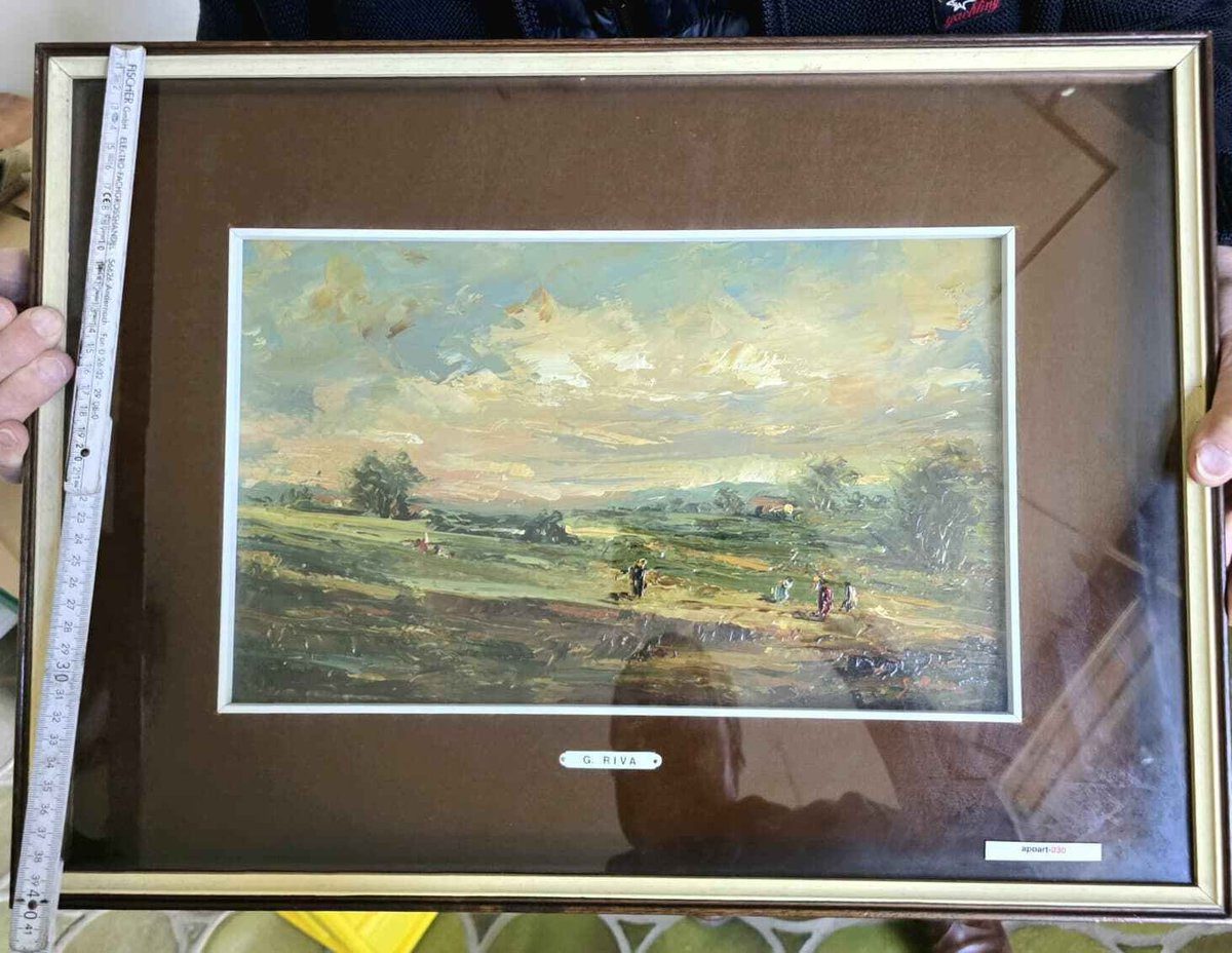G. Riva – Sommer, 1980, Öl/Lw., signiert