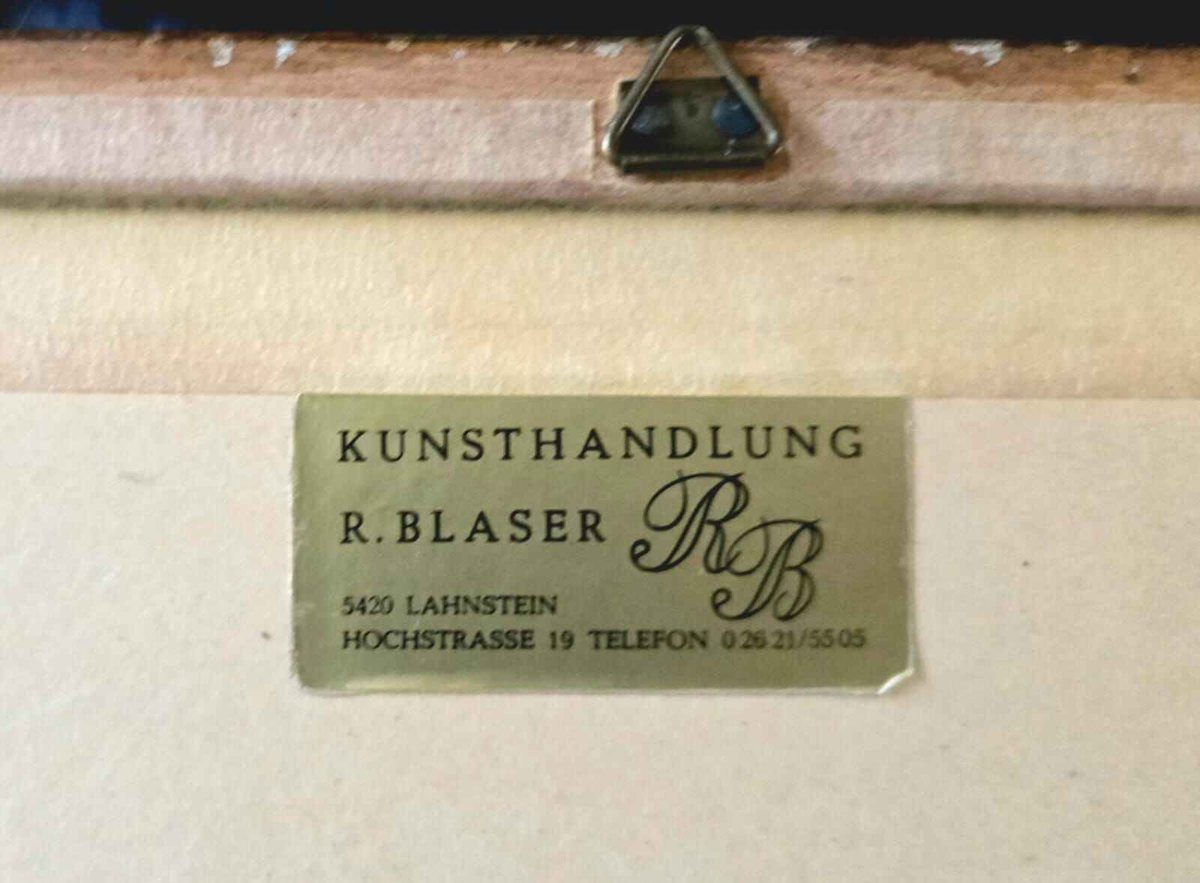 G. Riva – Sommer, 1980, Öl/Lw., signiert – Bild 4