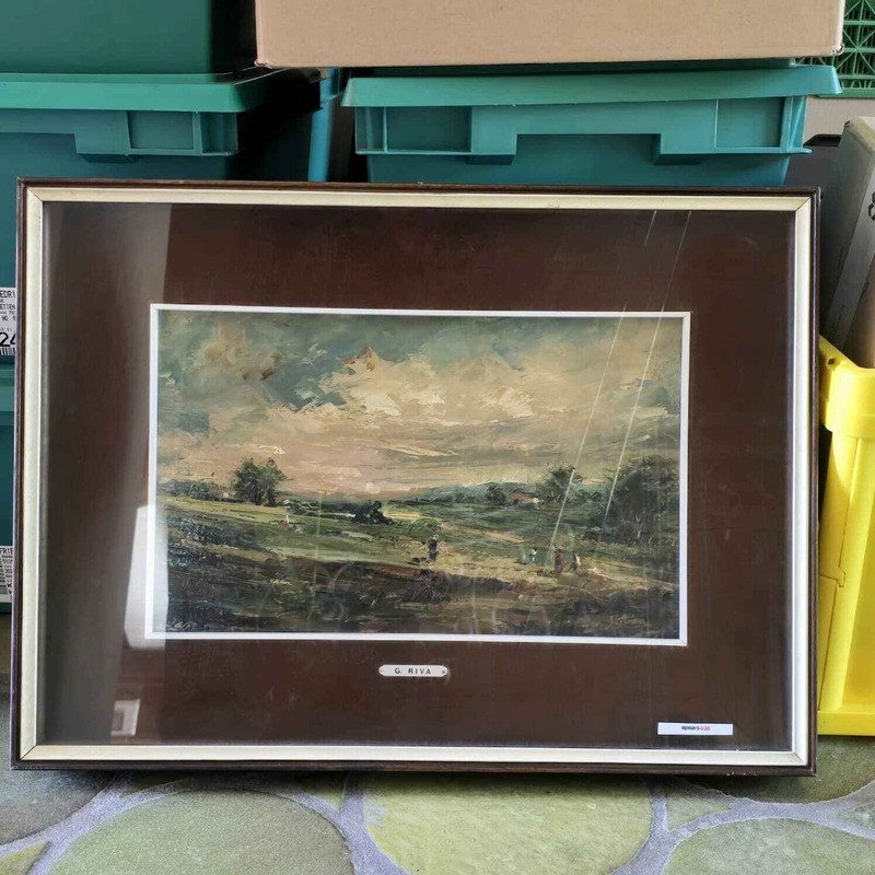 G. Riva – Sommer, 1980, Öl/Lw., signiert – Bild 5