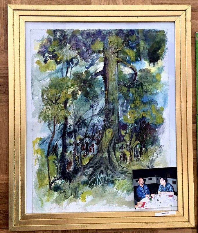 Nyoman Darsane – Baum, 2006, Öl/Lw.