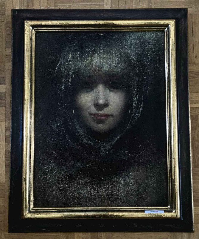Irina Nowikowa – Portrait, 1994, Öl/Lw.
