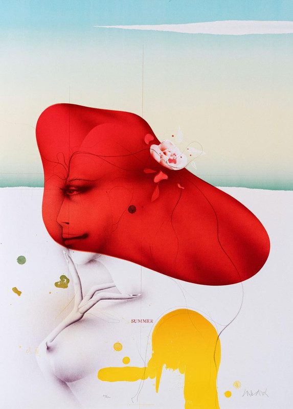 Paul Wunderlich – Sommer, Lithographie