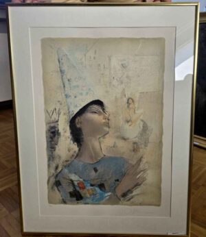 Otto Bachmann – Der kleine Magier, Lithographie