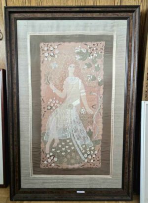 H. Westphal – Allegorische Frauenfigur, Textil