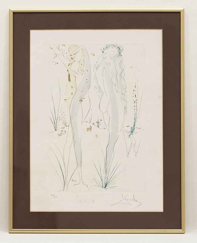 Dalí – 5 Farbradierungen, signiert