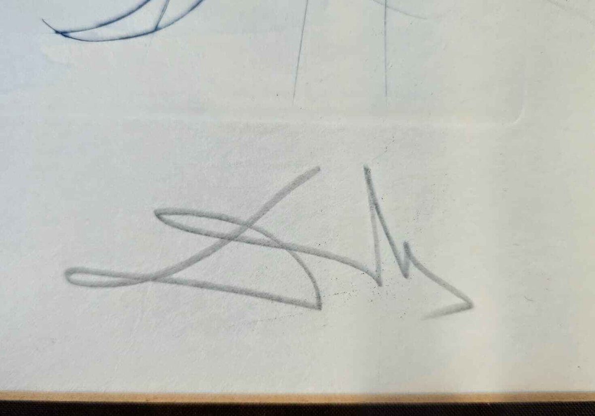 Dalí – Der Kuss, Farbradierung