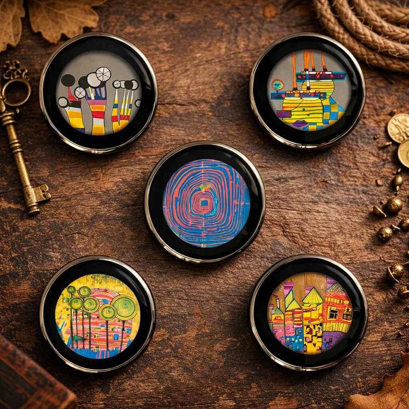 Hundertwasser – Tropenchinese & 5 Miniaturen – Bild 4