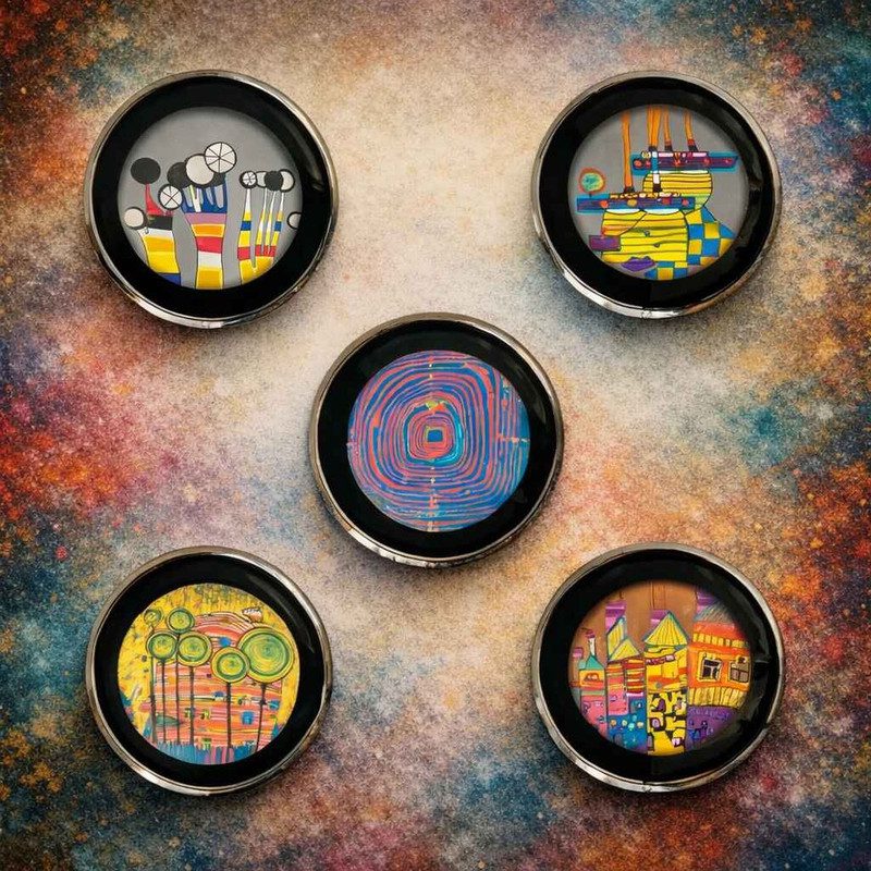 Hundertwasser – Tropenchinese & 5 Miniaturen – Bild 9