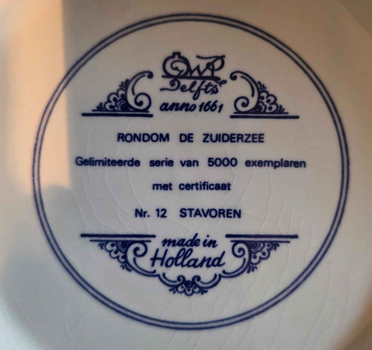 Seltene Delft Wandteller, 2 Stück