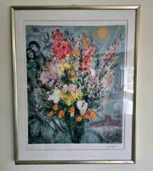Marc Chagall – Bouquet de Fleurs, Büttenpapier