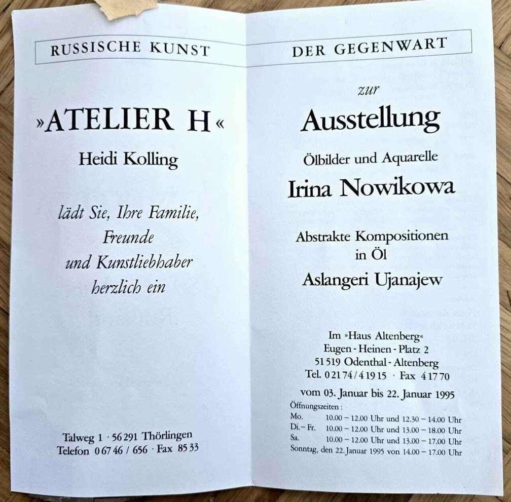 Irina Nowikowa – Familienportrait, Öl/Lw.