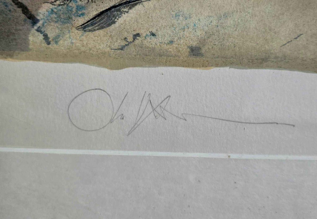 Otto Bachmann – Der kleine Magier, Lithographie