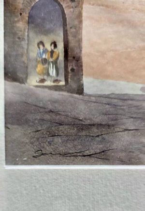 Siena – Torre del Mangia, Aquarell 2004