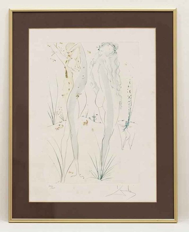 Dalí – 5 Farbradierungen, signiert