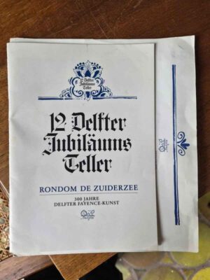 Seltene Delft Wandteller, 2 Stück