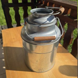 Aluminium-Milchkannen, 2er Set