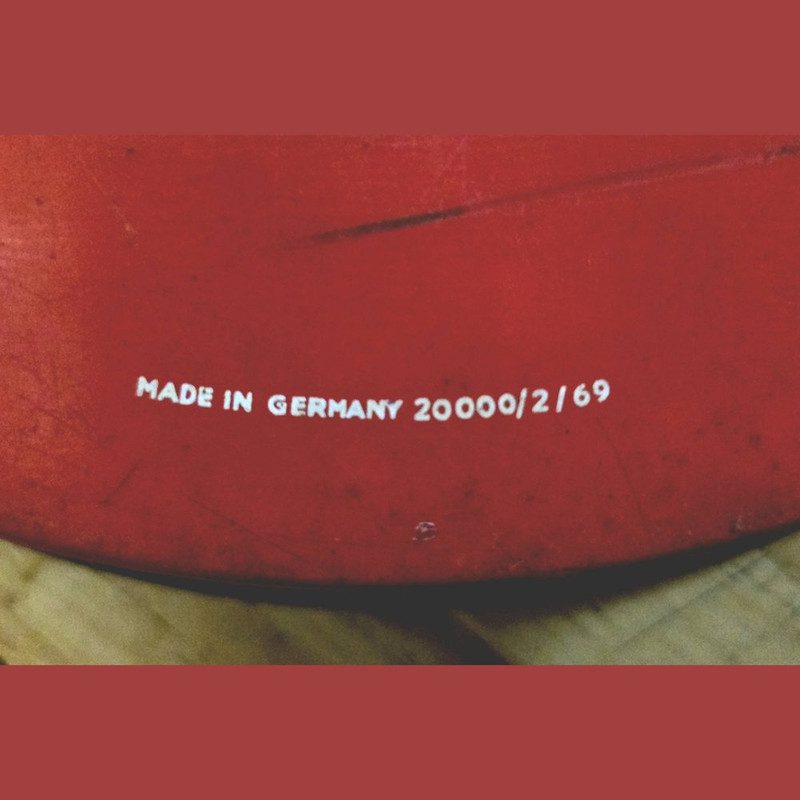 Becks Tablett rot, Made in Germany