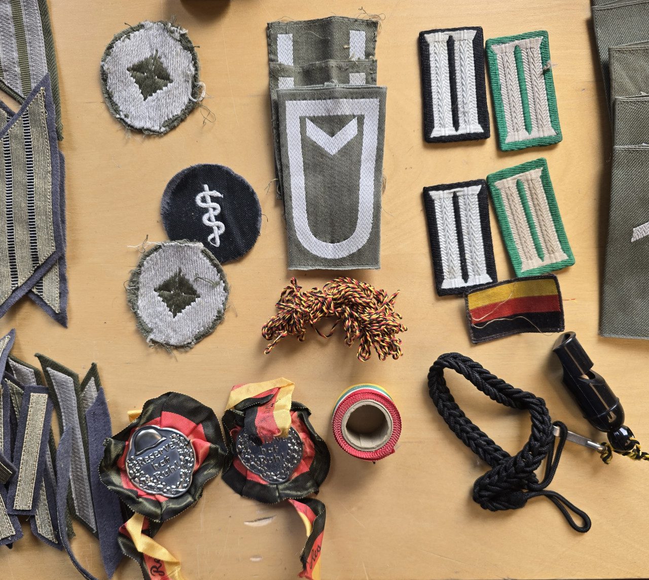 Bundeswehr-Konvolut, Patches & Zubehör