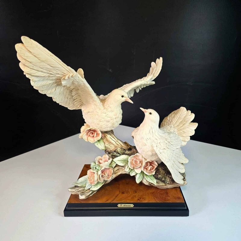 Giuseppe Armani Tauben-Skulptur, Florenz 1989