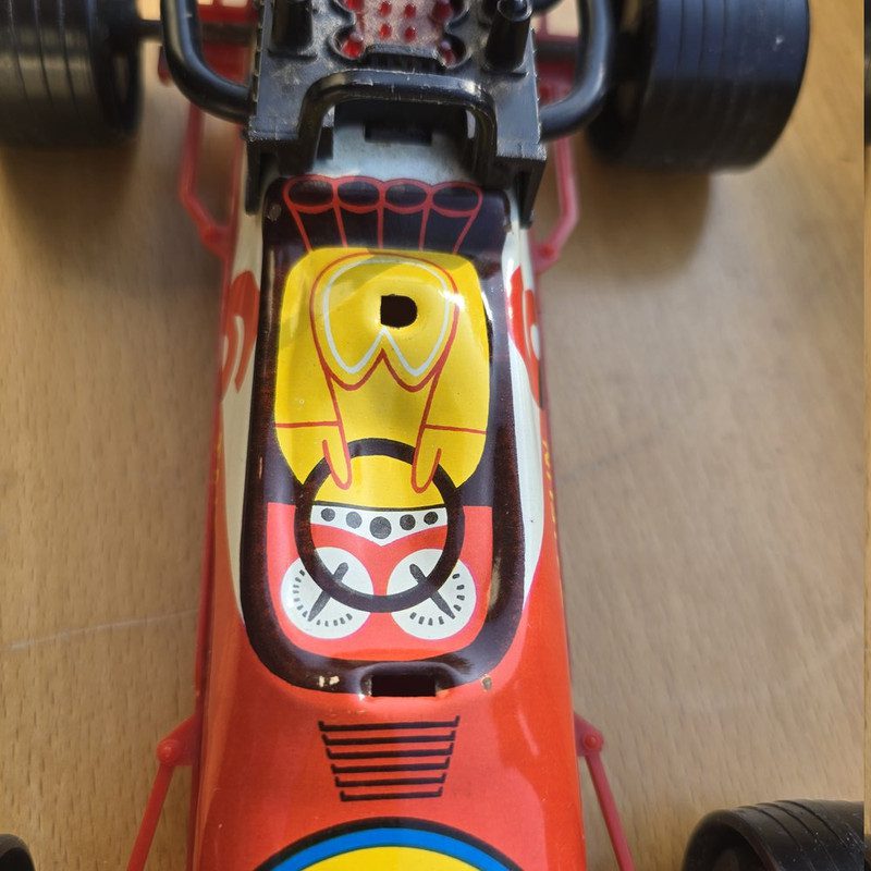 TAIFUN Blechauto Rennwagen F1, 70er