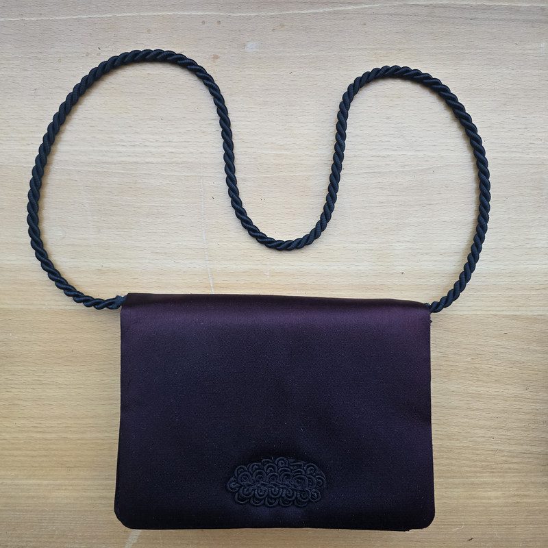 Clutch Red Snake Abendtasche, Vintage