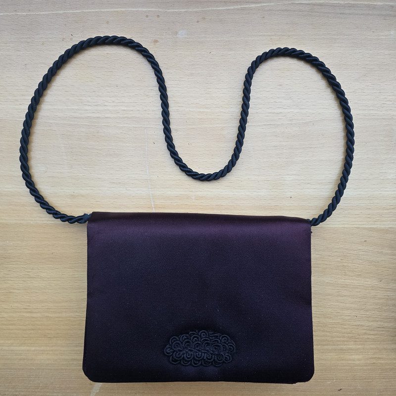 Clutch Red Snake Abendtasche, Vintage